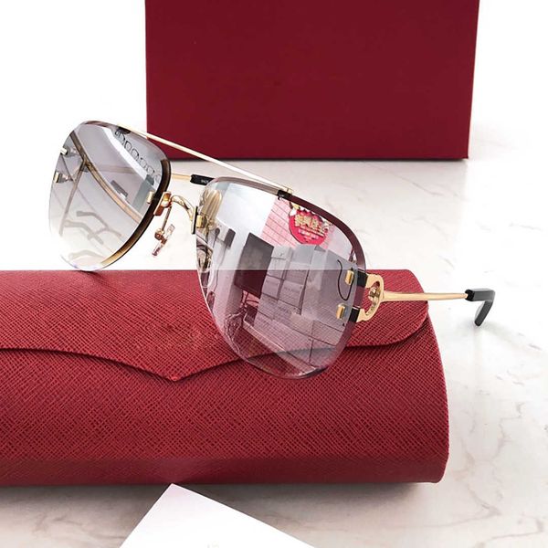 2023 luxury brand design sunglasses women men new fashion frameless female outdoor male sunglasses box for ladies sun glasses shades uv400 w, White;black
2023 luxury brand design sunglasses women men new fashion frameless female outdoor male sunglasses box for ladies sun glasses shades uv400 w, White;black