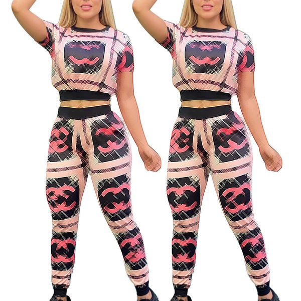 j2695 fashion summer printed tracksuits for women short sleeve round neck short and slim pants casual brand 2 piece sets, Gray
j2695 fashion summer printed tracksuits for women short sleeve round neck short and slim pants casual brand 2 piece sets, Gray