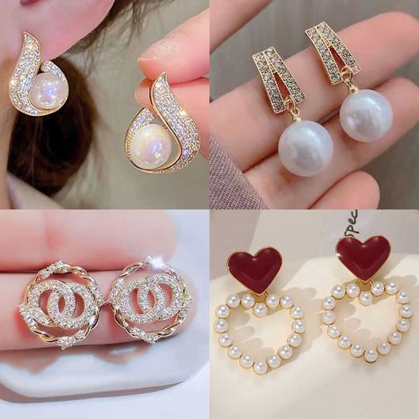 charm s925 silver needle for women 2023 new fashion trend temperament advanced sense simple pearl earrings, Golden
charm s925 silver needle for women 2023 new fashion trend temperament advanced sense simple pearl earrings, Golden