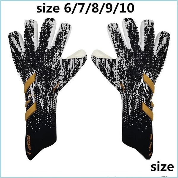 sports gloves 2022 goalkeeper gloves finger protection professional men football adts kids thicker goalie soccer glove drop delivery dh283r, Blue;gray
sports gloves 2022 goalkeeper gloves finger protection professional men football adts kids thicker goalie soccer glove drop delivery dh283r, Blue;gray