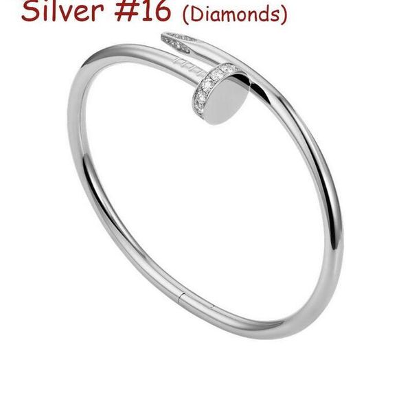 luxury designer nail bracelet single bangle gold thin version with drill hollow tube sterling silver gold plated women lady jewelry gift, Black
luxury designer nail bracelet single bangle gold thin version with drill hollow tube sterling silver gold plated women lady jewelry gift, Black