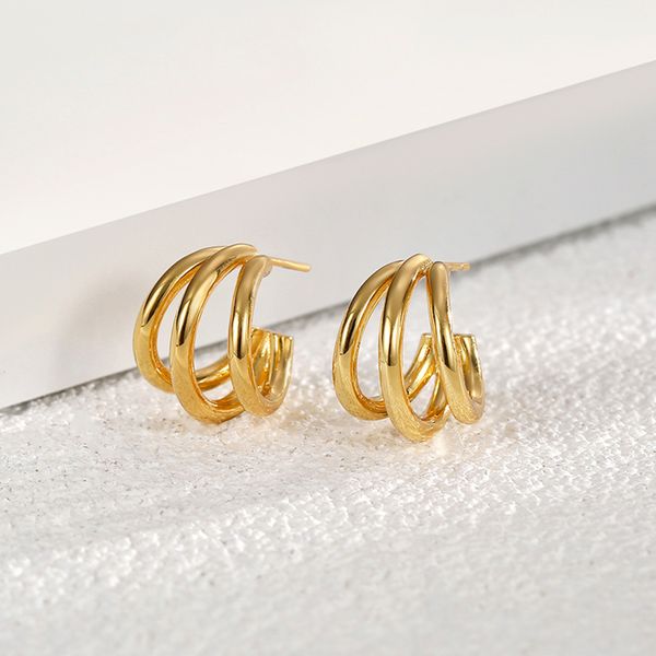 simple style round stud earring new woman designer earing exquisite small dangle earrings luxurious jewelry, Golden;silver
simple style round stud earring new woman designer earing exquisite small dangle earrings luxurious jewelry, Golden;silver