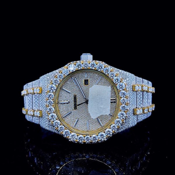 wristwatches luxury custom bling iced out watches white gold plated moiss anite diamond watchess 5a replication mechanical ysf5, Slivery;golden
wristwatches luxury custom bling iced out watches white gold plated moiss anite diamond watchess 5a replication mechanical ysf5, Slivery;golden