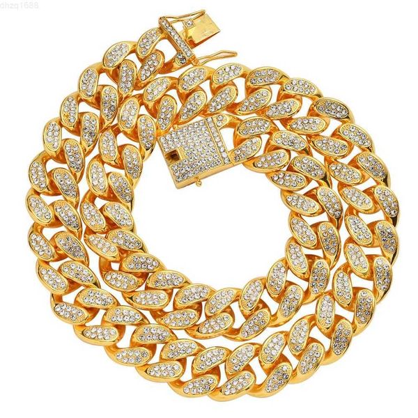 men hip hop iced out bling chain necklace 20mm miami cuban chains hiphop necklaces fashion jewelry drop shipping, Silver
men hip hop iced out bling chain necklace 20mm miami cuban chains hiphop necklaces fashion jewelry drop shipping, Silver