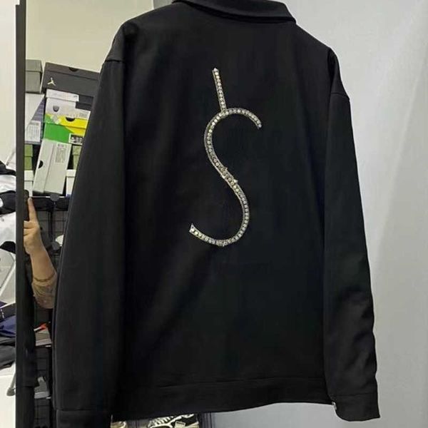 luxury designer jacket men women coat logo diamond cardigan coats fashion casual jackets loose denim jacket 001, Black;brown
luxury designer jacket men women coat logo diamond cardigan coats fashion casual jackets loose denim jacket 001, Black;brown