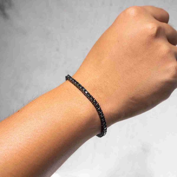 hip hop jewelry men bracelet 3mm 4mm sterling silver black moissanite diamond tennis bracelet
hip hop jewelry men bracelet 3mm 4mm sterling silver black moissanite diamond tennis bracelet