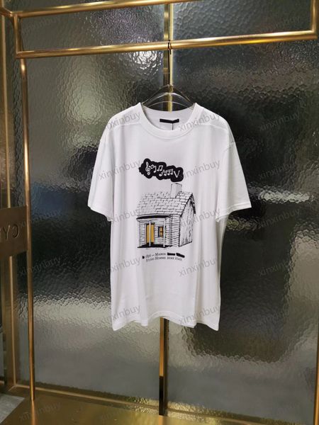 xinxinbuy men designer tee t shirt 23ss paris house letters print short sleeve cotton women white black beige s-2xl, Black;brown
xinxinbuy men designer tee t shirt 23ss paris house letters print short sleeve cotton women white black beige s-2xl, Black;brown