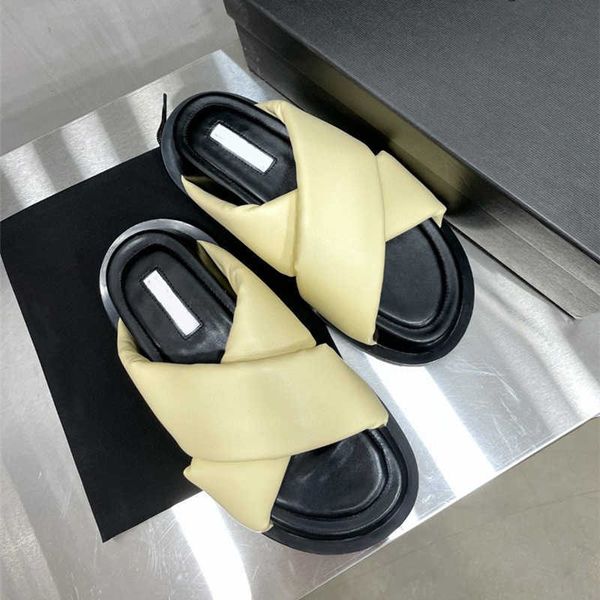shoes mona's flip flops of the same style 2023 new cross thick sole bread slippers leather sandals, Black
shoes mona's flip flops of the same style 2023 new cross thick sole bread slippers leather sandals, Black