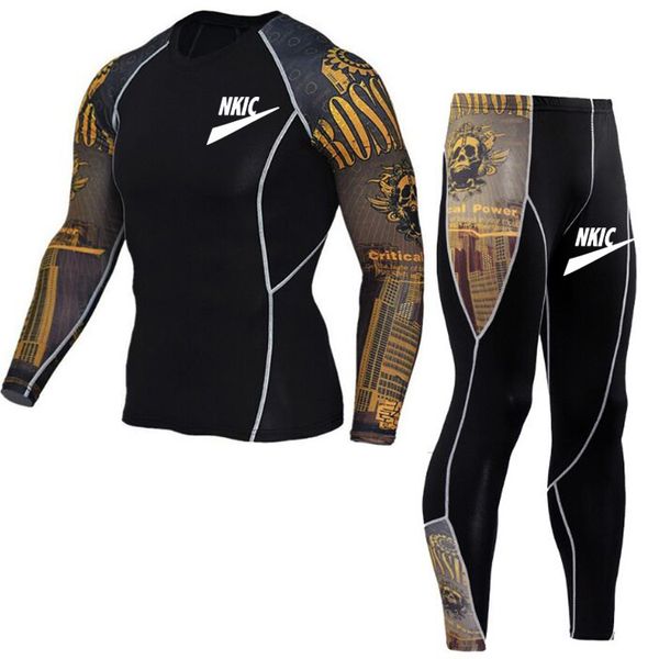 mens tracksuits running set compression t-shirt pants sport long sleeves t shirts fitness rashguard men gym leggings clothes tight suit bran, Gray
mens tracksuits running set compression t-shirt pants sport long sleeves t shirts fitness rashguard men gym leggings clothes tight suit bran, Gray