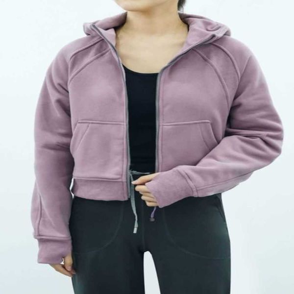 short jacket designer lulus women autumn and winter new scuba woman yoga sports leisure full zip jackets plush hoodie yellow techq2fc, Black
short jacket designer lulus women autumn and winter new scuba woman yoga sports leisure full zip jackets plush hoodie yellow techq2fc, Black