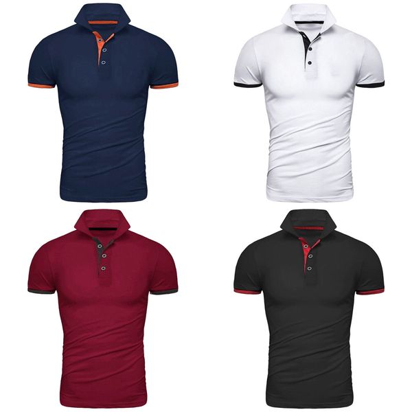 mens casual short sleeve slim fit t-shirt sports mulscle golf tennis tee, White;black
mens casual short sleeve slim fit t-shirt sports mulscle golf tennis tee, White;black