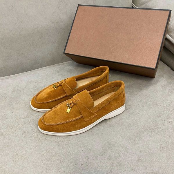 shoes high version lp classic suede slip on flat sole casual single toe layer cowhide men's and women's large lazy lefu shoes, Black
shoes high version lp classic suede slip on flat sole casual single toe layer cowhide men's and women's large lazy lefu shoes, Black