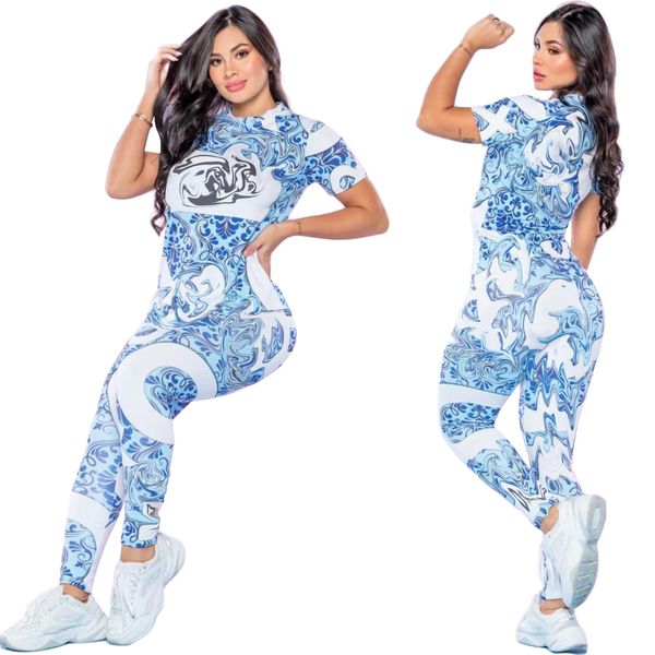 2023 sporty two piece sets outfits women casual t-shirt and leggings set running suits wear ship, White
2023 sporty two piece sets outfits women casual t-shirt and leggings set running suits wear ship, White