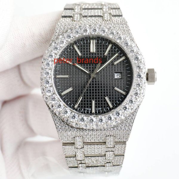 ice out watch men full diamond watches for mens watchs black dial automatic mechanical wristwatch movement waterproof 42mm 15110, Slivery;brown
ice out watch men full diamond watches for mens watchs black dial automatic mechanical wristwatch movement waterproof 42mm 15110, Slivery;brown