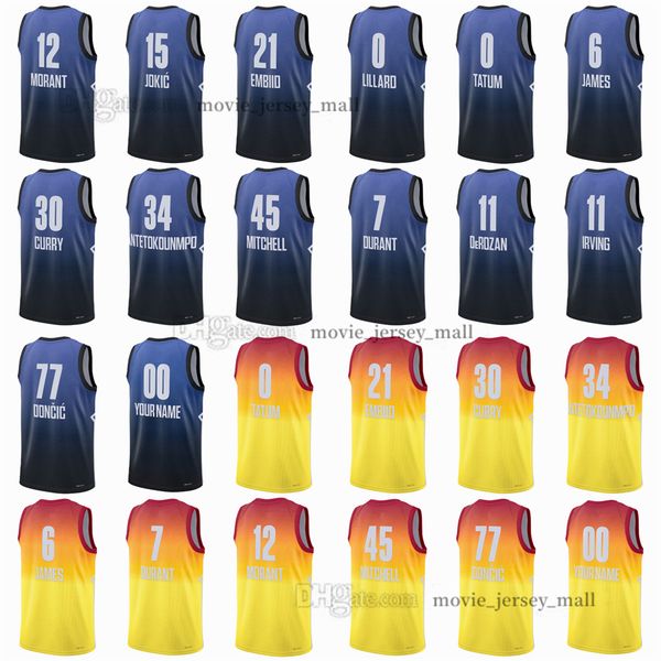 custom 2023 all-star printed basketball jerseys lillard tatum james durant derozan irving morant jokic embiid curry antetokounmpo mitchell d, Black;red
custom 2023 all-star printed basketball jerseys lillard tatum james durant derozan irving morant jokic embiid curry antetokounmpo mitchell d, Black;red