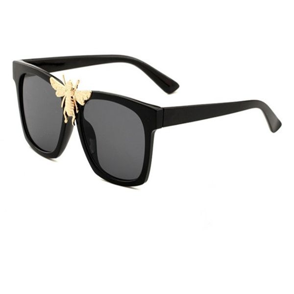 1885 new big bee fashion sunglasses trend glasses uv-proof sunglasses, White;black
1885 new big bee fashion sunglasses trend glasses uv-proof sunglasses, White;black