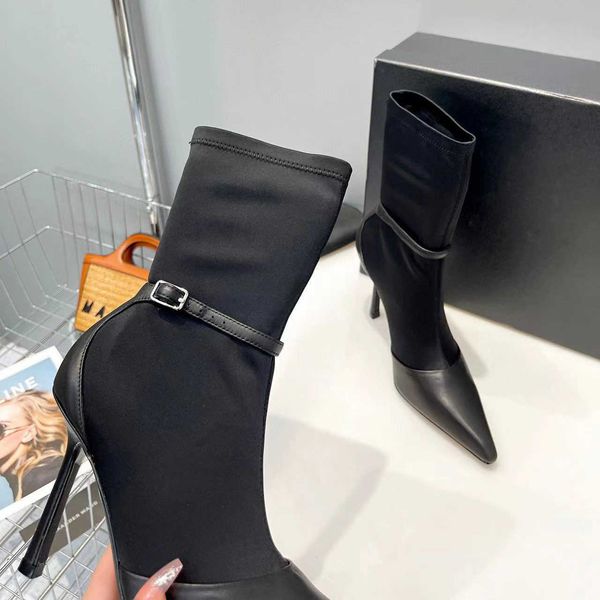 designer shoes high edition 2023 autumn and winter new aw elastic socks small square head high-heeled fashion show thin short boots, Black
designer shoes high edition 2023 autumn and winter new aw elastic socks small square head high-heeled fashion show thin short boots, Black