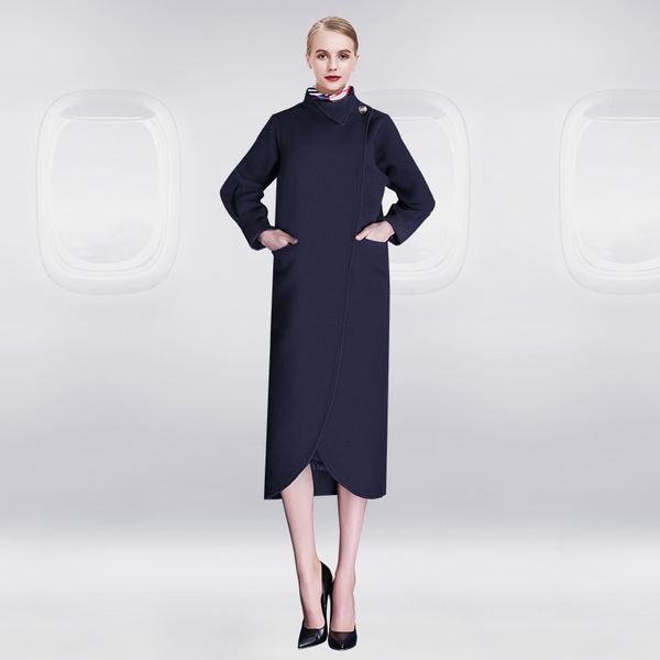 singapore trend airline company occupation dress new woman spring autumn long woolen coat stewardess uniform clothing lady, White;black
singapore trend airline company occupation dress new woman spring autumn long woolen coat stewardess uniform clothing lady, White;black