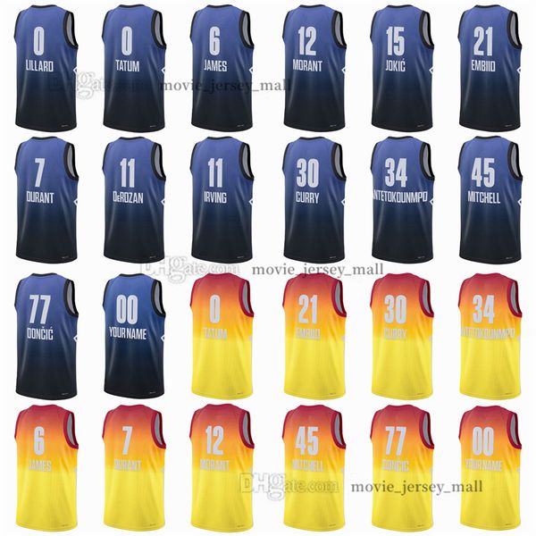 custom 2023 all-star basketball jerseys antetokounmpo stephen curry lauri markkanen tatum ja morant luka doncic kyrie irving keven durant do, Black;red
custom 2023 all-star basketball jerseys antetokounmpo stephen curry lauri markkanen tatum ja morant luka doncic kyrie irving keven durant do, Black;red