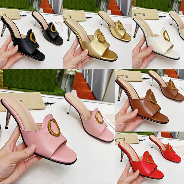 2023 designer pure color square toe slippers womens fashion luxury leather metal buckle available variety colors outdoor high heel sandals l, Black
2023 designer pure color square toe slippers womens fashion luxury leather metal buckle available variety colors outdoor high heel sandals l, Black