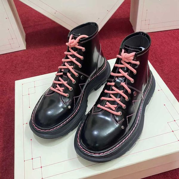 shoes dingban classic thick sole lace up martin boots women's fashion versatile big power naiza cow leather short boots, Black
shoes dingban classic thick sole lace up martin boots women's fashion versatile big power naiza cow leather short boots, Black