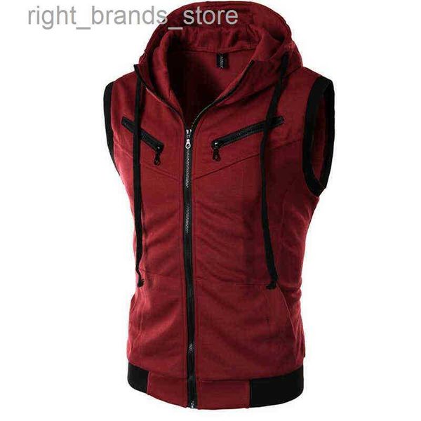 men's hoodies sweatshirts mens hooded sleeveless zip casual sweatshirt hoodies summer autumn solid color cotton jacket vest waistcoats, Black
men's hoodies sweatshirts mens hooded sleeveless zip casual sweatshirt hoodies summer autumn solid color cotton jacket vest waistcoats, Black