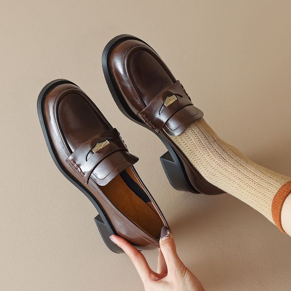 british style brown black loafers fashion women med heel lady single shoes fashion womens oxfords big size 35-42
british style brown black loafers fashion women med heel lady single shoes fashion womens oxfords big size 35-42