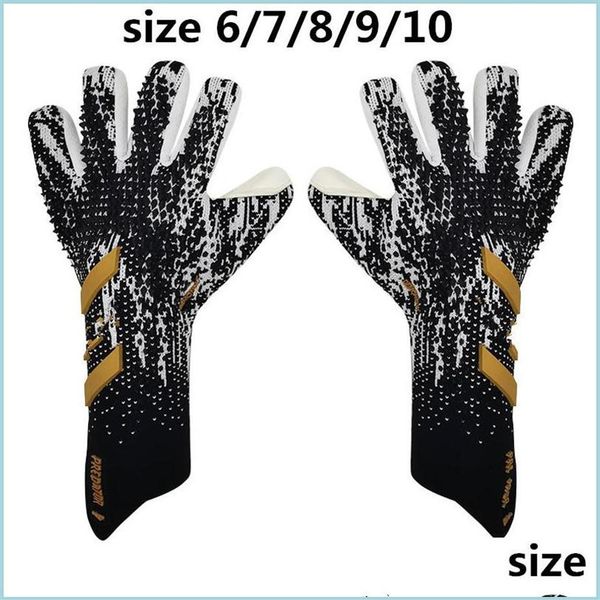sports gloves 2022 goalkeeper gloves finger protection professional men football adts kids thicker goalie soccer glove drop delivery dh283k, Black
sports gloves 2022 goalkeeper gloves finger protection professional men football adts kids thicker goalie soccer glove drop delivery dh283k, Black