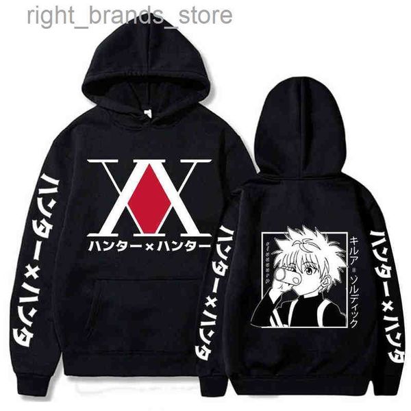 men's hoodies sweatshirts japanese anime hunter x hunter killua hoodie print anime pullover loose long sleeve streetwear clothes 0219v2, Black
men's hoodies sweatshirts japanese anime hunter x hunter killua hoodie print anime pullover loose long sleeve streetwear clothes 0219v2, Black