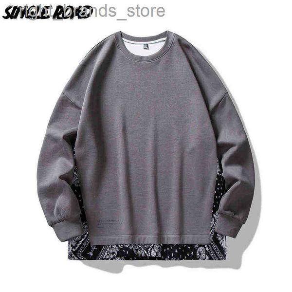 men's hoodies sweatshirts single road mens crewneck sweatshirt men patchwork sweatshirts oversized japanese streetwear harajuku hip hop, Black
men's hoodies sweatshirts single road mens crewneck sweatshirt men patchwork sweatshirts oversized japanese streetwear harajuku hip hop, Black