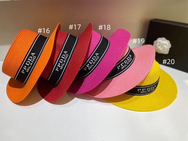 summer beach sun protection large brim flat hat straw woven hat beach sun protection women's black white color 20 color designer hat, Blue;gray
summer beach sun protection large brim flat hat straw woven hat beach sun protection women's black white color 20 color designer hat, Blue;gray