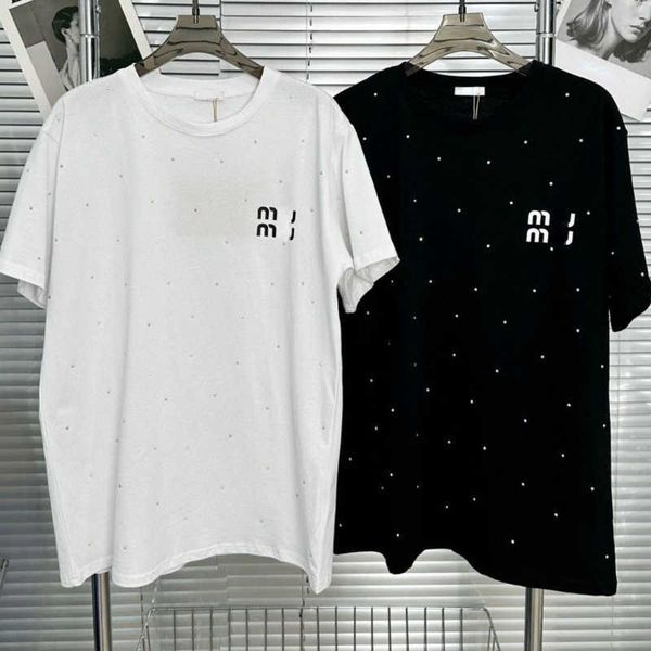 classic fashion trend women's luxury chest letter with diamond round neck short-sleeved pullover summer cotton t-shirts simple casual h, Black;brown
classic fashion trend women's luxury chest letter with diamond round neck short-sleeved pullover summer cotton t-shirts simple casual h, Black;brown