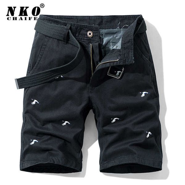 men's shorts summer new cargo shorts men fashion embroidery cotton casual shorts army tactical military short pants men loose work men, White;black
men's shorts summer new cargo shorts men fashion embroidery cotton casual shorts army tactical military short pants men loose work men, White;black