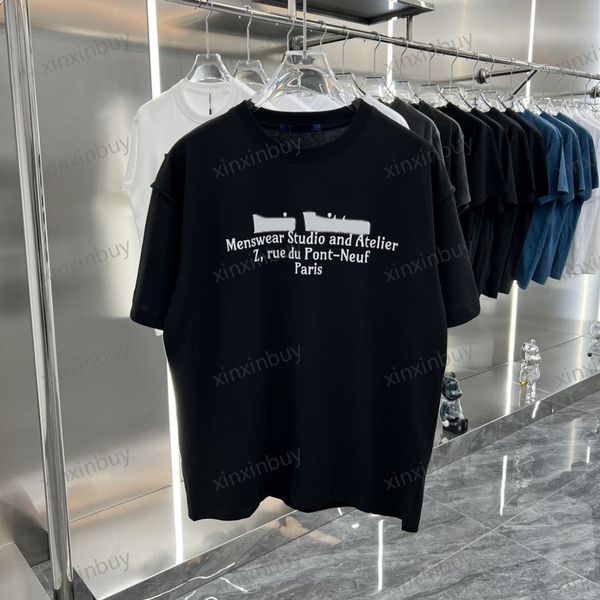 xinxinbuy men designer tee t shirt 23ss paris menswear letter print short sleeve cotton women white black beige xs-2xl, Black;brown
xinxinbuy men designer tee t shirt 23ss paris menswear letter print short sleeve cotton women white black beige xs-2xl, Black;brown