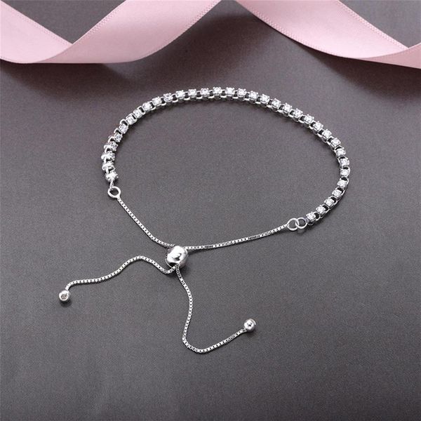 original 925 sterling silver adjustable size crystal shine bracelet with box for pandora charms bracelet women wedding jewelry bra347i, Golden;silver 
original 925 sterling silver adjustable size crystal shine bracelet with box for pandora charms bracelet women wedding jewelry bra347i, Golden;silver
