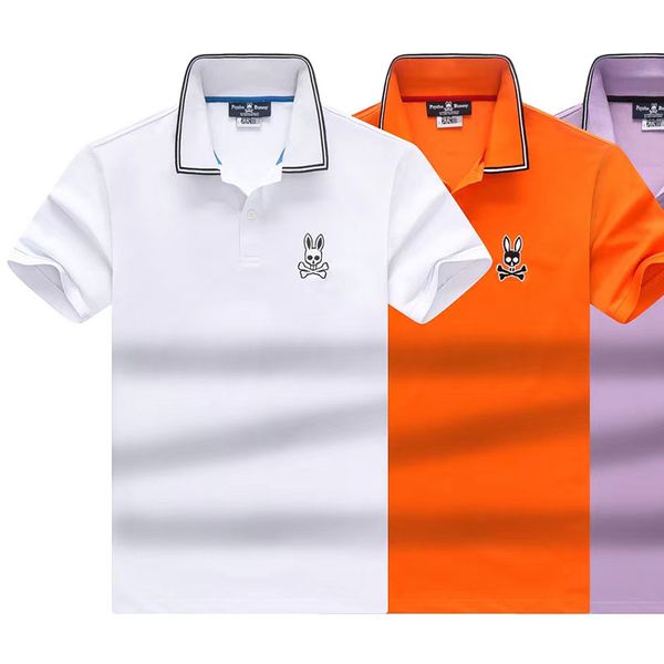mens and women's polo shirt short-sleeved t shirt psychological rabbit embroidery skull rabbit print lapel summer fashion high-quality, White;black
mens and women's polo shirt short-sleeved t shirt psychological rabbit embroidery skull rabbit print lapel summer fashion high-quality, White;black