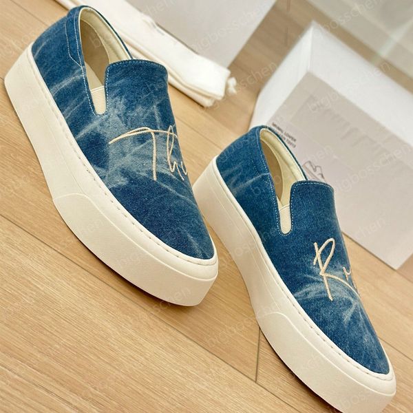 designer casual shoes women's sneakers the row limited edition lofer fashion luxury thick bottom denim blue canvas washed embroidered l, Black
designer casual shoes women's sneakers the row limited edition lofer fashion luxury thick bottom denim blue canvas washed embroidered l, Black