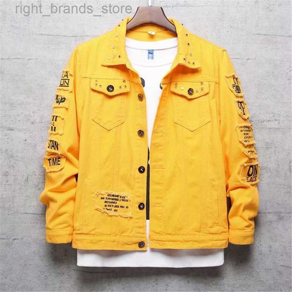 men's jackets men's jackets jeans jacket men coat korean-style fashion students handsome versatile new bomber denim cowboy y2302 0, Black;brown
men's jackets men's jackets jeans jacket men coat korean-style fashion students handsome versatile new bomber denim cowboy y2302 0, Black;brown