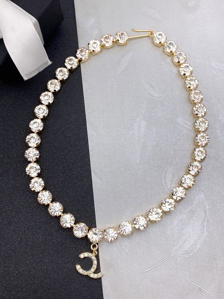 2023 fashion women's necklace luxury designer diamond necklace 18k gold-plated brass alphabet pendant birthday gift elegant no box, Silver
2023 fashion women's necklace luxury designer diamond necklace 18k gold-plated brass alphabet pendant birthday gift elegant no box, Silver