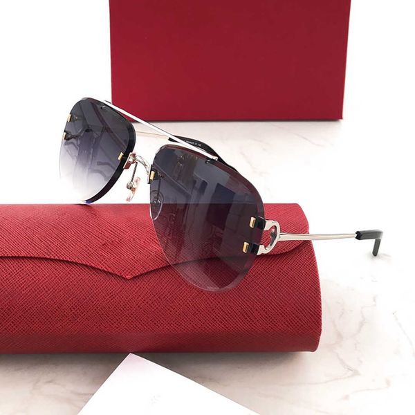 2023 luxury brand design sunglasses women men new fashion frameless female outdoor male sunglasses box for ladies sun glasses shades uv400 w, White;black
2023 luxury brand design sunglasses women men new fashion frameless female outdoor male sunglasses box for ladies sun glasses shades uv400 w, White;black