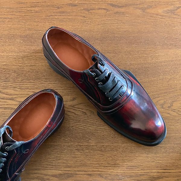 handmade mens formal business shoes full grain leather gentlemen derby shoes male oxfords, Black
handmade mens formal business shoes full grain leather gentlemen derby shoes male oxfords, Black