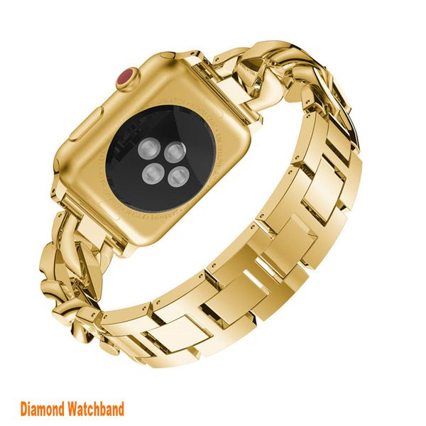 Image of Fitness Tracker Women Smart Watch Straps Mens Smartwatch bands Bracelet Sport Wristband For Apple Watch 8 7 6 5 4 3 2 1 girl Diamond Watchbands 49 41mm 45mm 42mm 40mm 38mm