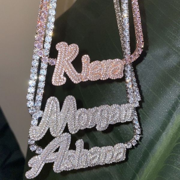 custom name a- z bling cz stones cursive letters pendant necklace for men women gifts cubic zirconia necklace with 4mm 22inch tennis chain, Silver
custom name a- z bling cz stones cursive letters pendant necklace for men women gifts cubic zirconia necklace with 4mm 22inch tennis chain, Silver