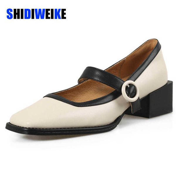 sdwk woman shoes new fashion retro square heel breathable mary jane comfortable soft bottom platform zapatos de muje 0220, Black
sdwk woman shoes new fashion retro square heel breathable mary jane comfortable soft bottom platform zapatos de muje 0220, Black