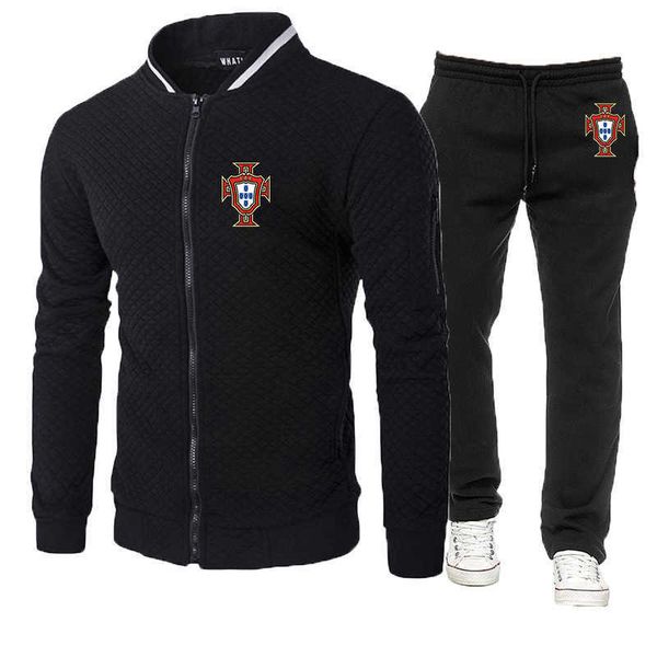 men's tracksuits autumn new footballer portugal printing men's harajuku tracksuit suit crew neck cotton jacket casual sweatpants p, Gray
men's tracksuits autumn new footballer portugal printing men's harajuku tracksuit suit crew neck cotton jacket casual sweatpants p, Gray