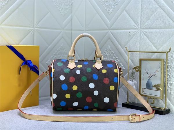 luxury brand shoulder bags bags x yayoi kusama speedy 25 m46433 bandouliere tote bag with single adjustable straps shoulder handbags painted
luxury brand shoulder bags bags x yayoi kusama speedy 25 m46433 bandouliere tote bag with single adjustable straps shoulder handbags painted