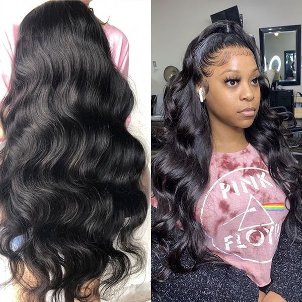 360 hd transparent full lace wigs for women 13x4 lace body wave lace front wig wiggins remy hair wig pre plucked with baby hair, Black
360 hd transparent full lace wigs for women 13x4 lace body wave lace front wig wiggins remy hair wig pre plucked with baby hair, Black
