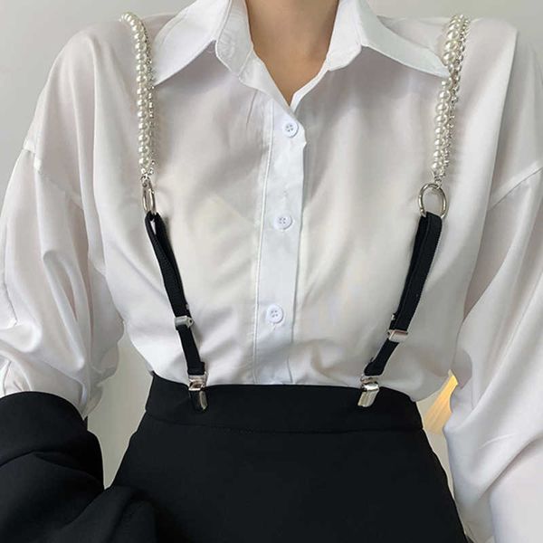belts 3 clips pearl rhinestone chain suspenders belt for women elastic trousers pants tights strap garter adjustable j230220, Black;brown
belts 3 clips pearl rhinestone chain suspenders belt for women elastic trousers pants tights strap garter adjustable j230220, Black;brown