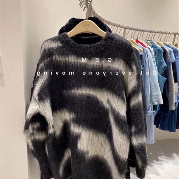 women s sweaters knitwear women autumn winter contrast color design crew neck baggy long sleeve warm knitted pullover sweater trendy chic 23, White;black
women s sweaters knitwear women autumn winter contrast color design crew neck baggy long sleeve warm knitted pullover sweater trendy chic 23, White;black
