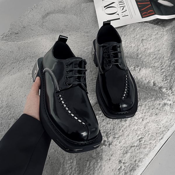 fashion square toe black chains t stage shoes men unique style gentlemen oxfords british shoes
fashion square toe black chains t stage shoes men unique style gentlemen oxfords british shoes